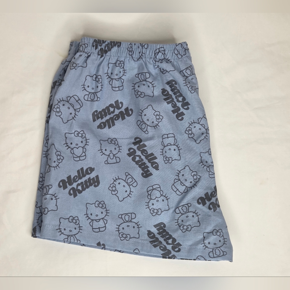 Hello Kitty Size S- Women BoyShorts In Blue 100%cotton - Picture 5 of 9